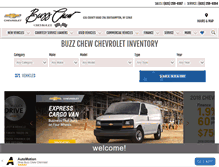 Tablet Screenshot of buzzchewautogroup.net